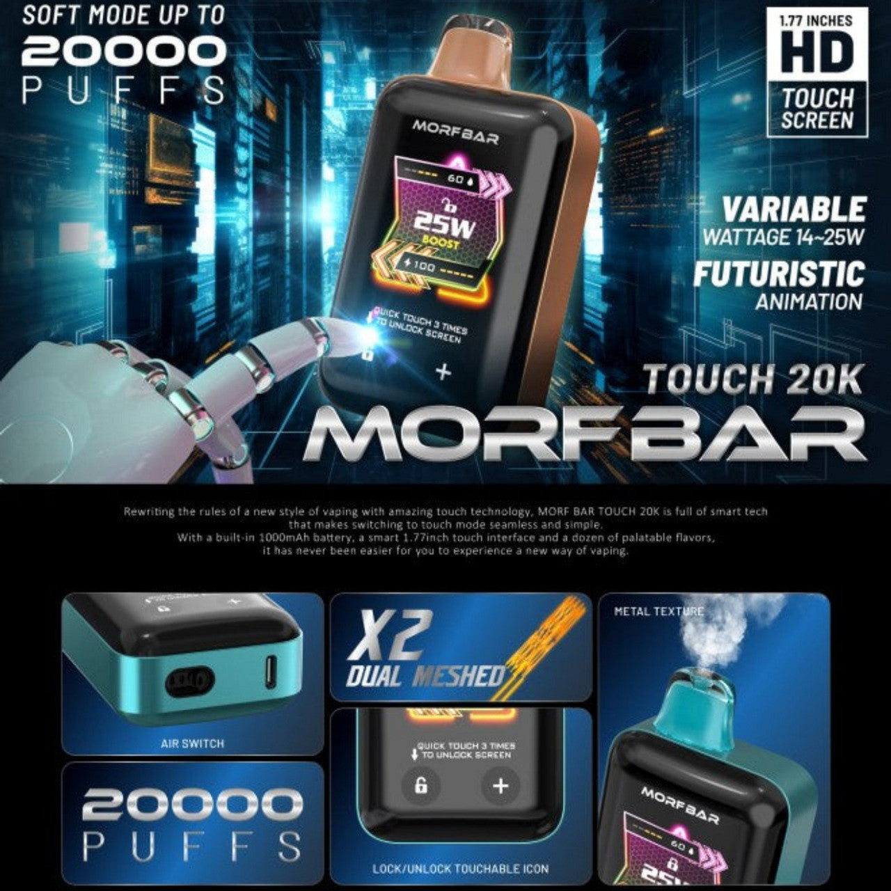 Morf Bar Touch - 20,000 Hits