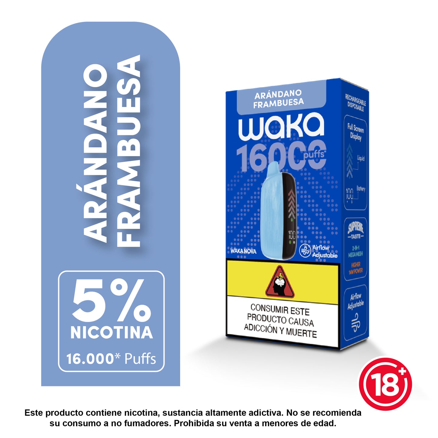 Waka Nova 16000 - 16,000 Puffs