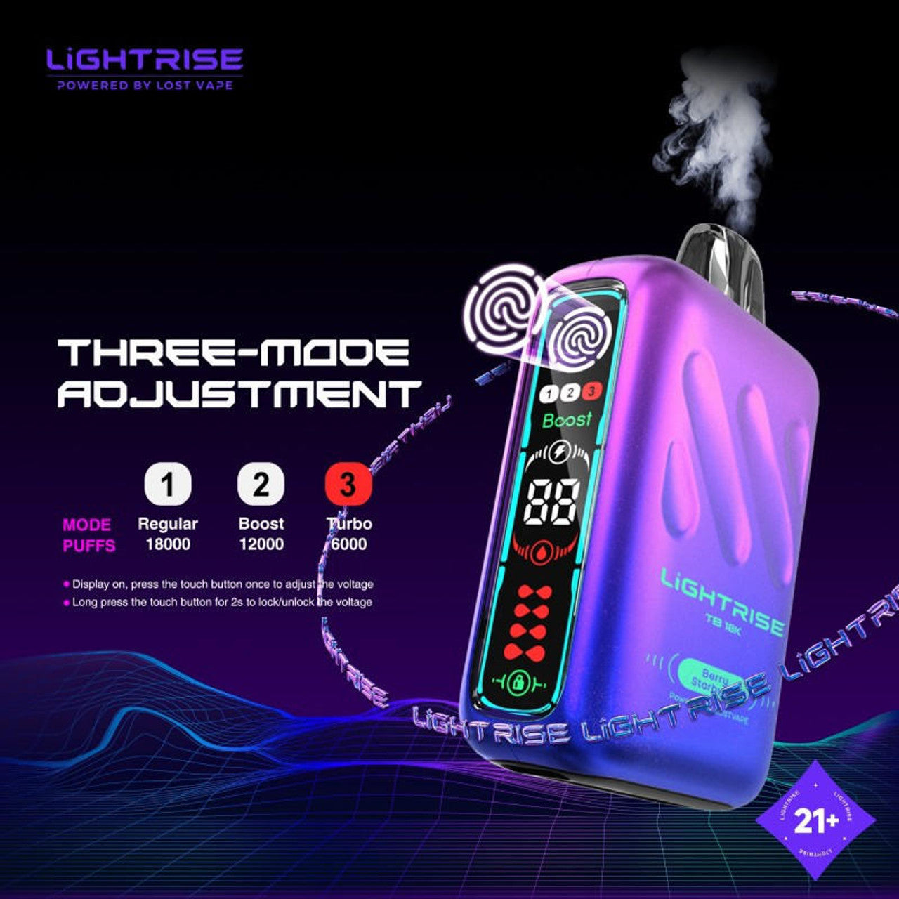 Lightrise TB18K - 18,000 Hits